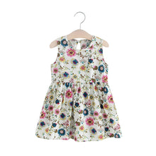 Load image into Gallery viewer, Toddler Children Little Girls Dresses Kids Baby Girl Floral Printed Casual A-line Christmas Princess Dress Clothes 2-10 Years