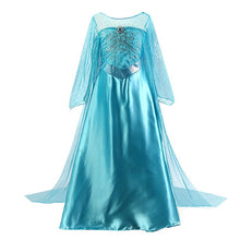 Load image into Gallery viewer, Cosplay Queen Elsa Dresses Elsa Elza Costumes Princess Anna Dress for Girls Party Vestidos Fantasia Kids Girls Clothing Elsa Set