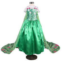 Load image into Gallery viewer, Cosplay Queen Elsa Dresses Elsa Elza Costumes Princess Anna Dress for Girls Party Vestidos Fantasia Kids Girls Clothing Elsa Set