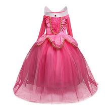 Load image into Gallery viewer, Cosplay Queen Elsa Dresses Elsa Elza Costumes Princess Anna Dress for Girls Party Vestidos Fantasia Kids Girls Clothing Elsa Set
