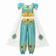 Load image into Gallery viewer, Cosplay Queen Elsa Dresses Elsa Elza Costumes Princess Anna Dress for Girls Party Vestidos Fantasia Kids Girls Clothing Elsa Set