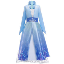 Load image into Gallery viewer, Cosplay Queen Elsa Dresses Elsa Elza Costumes Princess Anna Dress for Girls Party Vestidos Fantasia Kids Girls Clothing Elsa Set