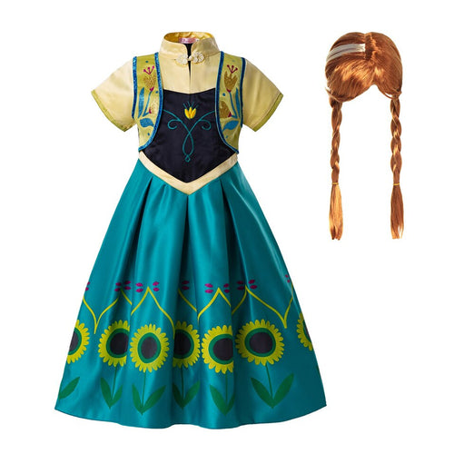 Pettigirl Christmas Dresses Princess Girls Costume for Kids Clothing Party Cosplay Boutique Outfits Carnival fantasia GD50611-6