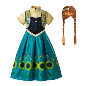 Pettigirl Christmas Dresses Princess Girls Costume for Kids Clothing Party Cosplay Boutique Outfits Carnival fantasia GD50611-6