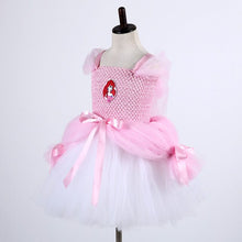 Load image into Gallery viewer, Cute Cartoon Girls Tulle Dress Green Birthday Party Tutu Dress Girl Princess Dress Kids Mermai Ariel Tinkerbell Cosplay Costume